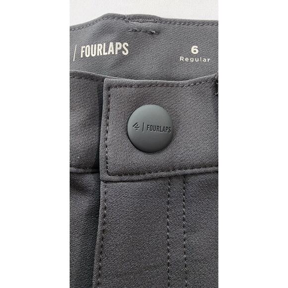Fourlaps Pants Womens Slim Fit 6 Grey Graphite Evolve Active Water Repellent - Picture 15 of 16
